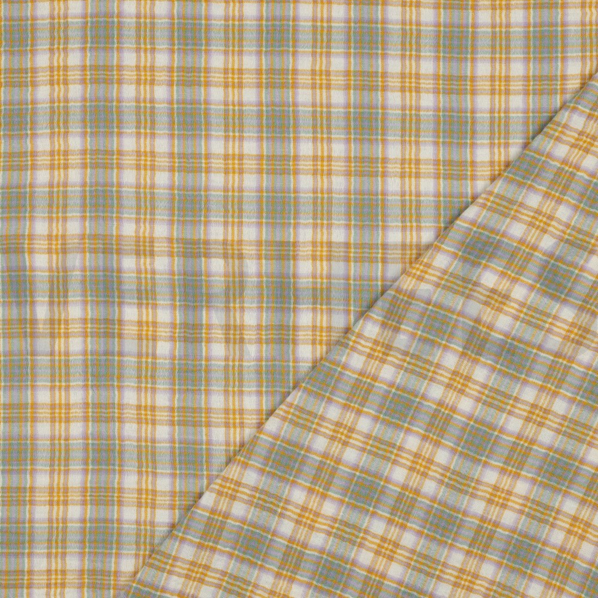 DOUBLE GAUZE GARENGEVERFD RUITEN MULTI (high resolution) #4