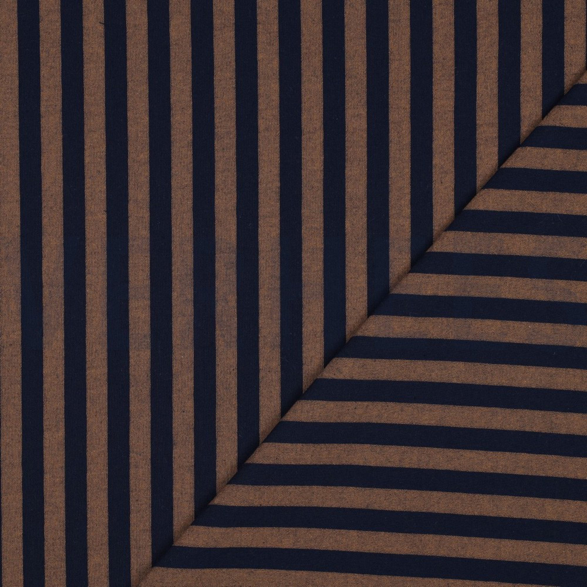 COTTON YARN DYED STRIPES NAVY (high resolution) #4