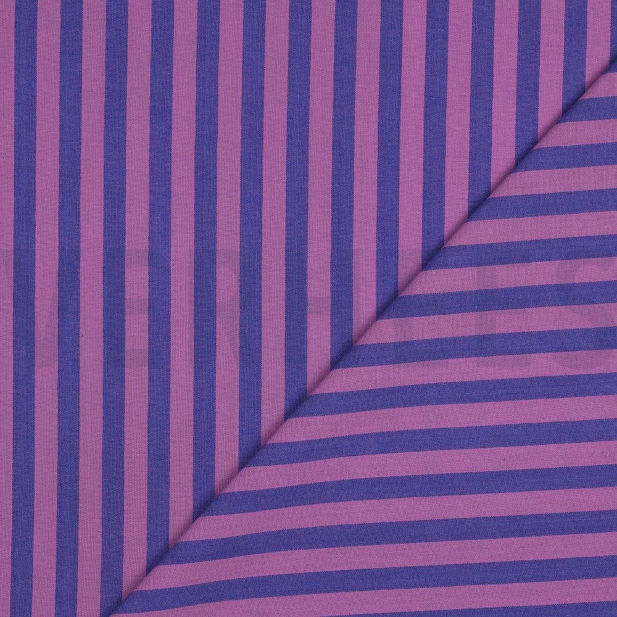 BAUMWOLLE GARNGEFÄRBT STREIFEN LILA/VIOLETT (high resolution) #4