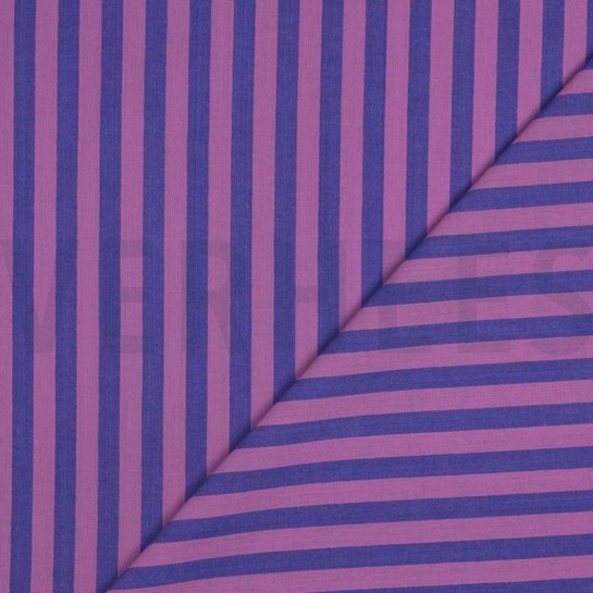 BAUMWOLLE GARNGEFÄRBT STREIFEN LILA/VIOLETT #7