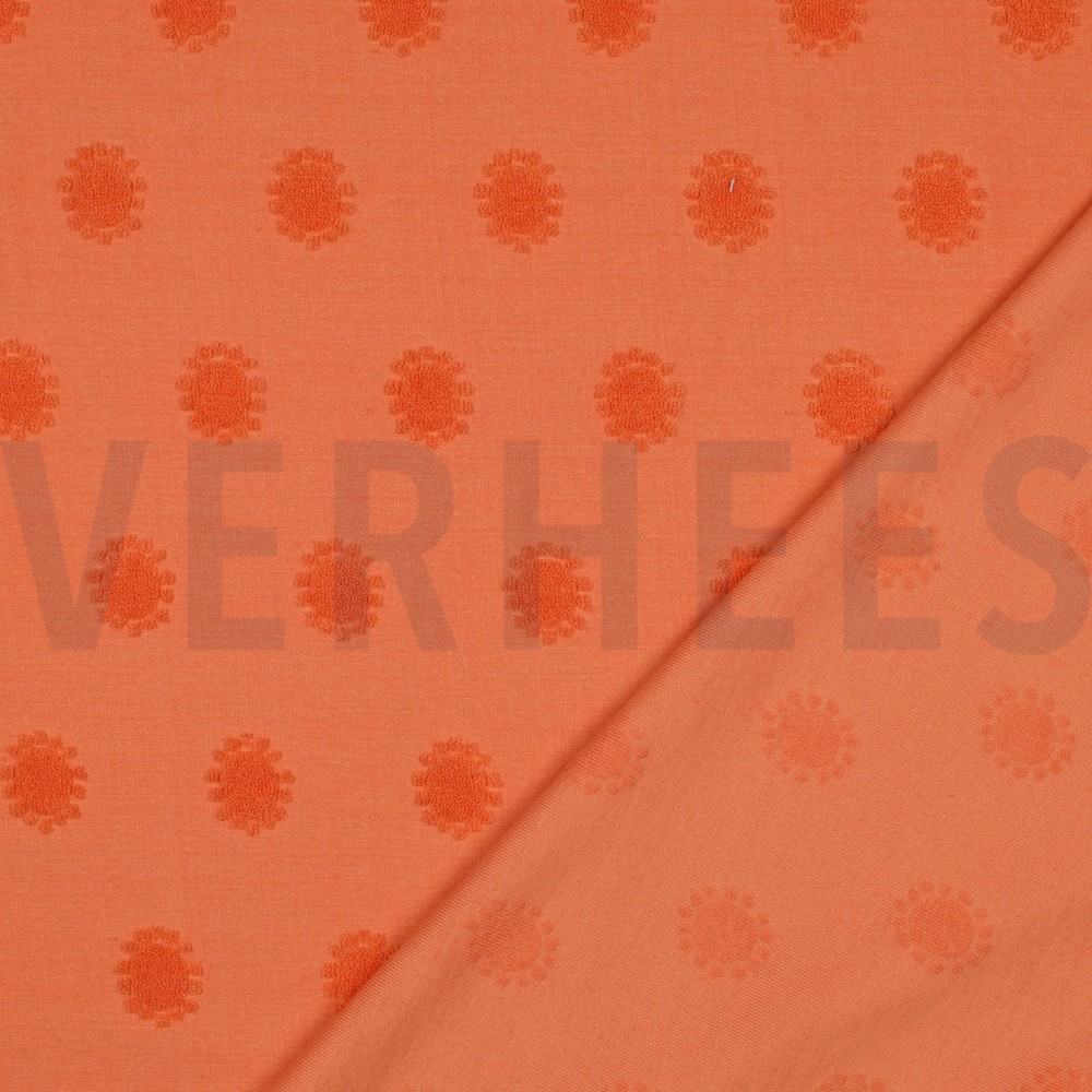 COTON ÉPONGE TRICOT SOLEIL ORANGE #7