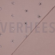 DOUBLE GAUZE FOLIE ZONNIG ZACHTROZE/OUDROZE (thumbnail) #4