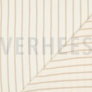 DOUBLE GAUZE GARENGEVERFD STREPEN BEIGE (thumbnail) #4