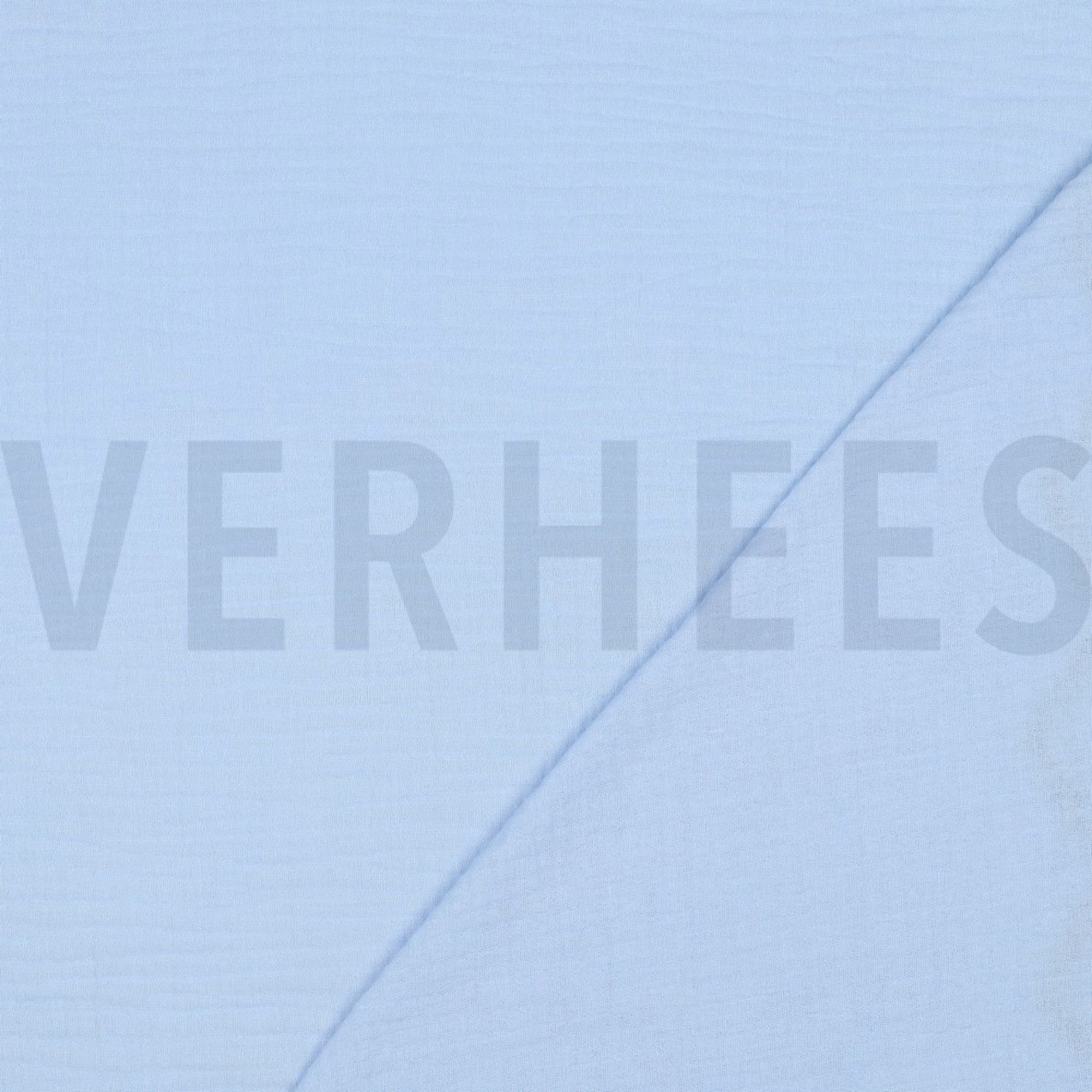 DOUBLE GAUZE TWEE-ZIJDIGE GOLFRAND LICHTBLAUW (high resolution) #4