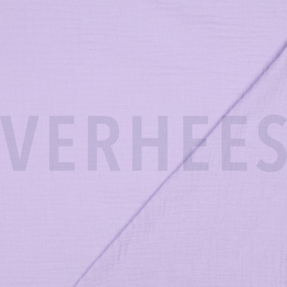 DOUBLE GAUZE TWO-SIDE SCALLOP LILAC #7