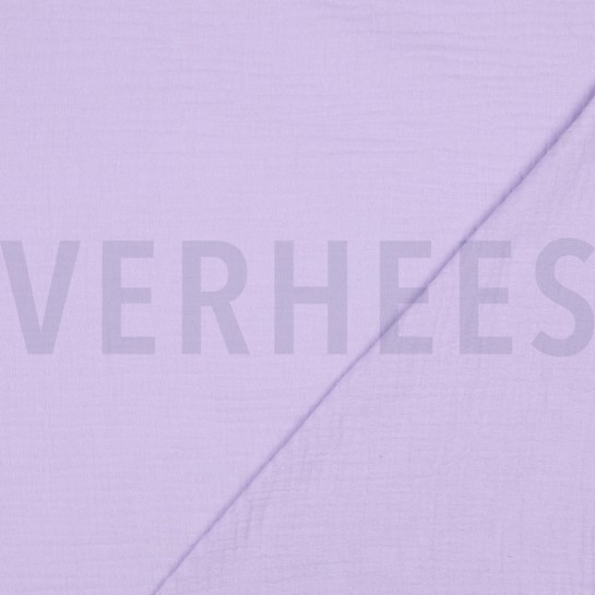 DOUBLE GAUZE TWEE-ZIJDIGE GOLFRAND LILA #7