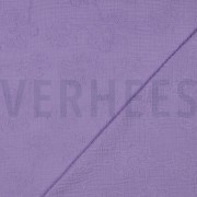 DOUBLE GAUZE EMBROIDERY BLOEMEN LILA (thumbnail) #4