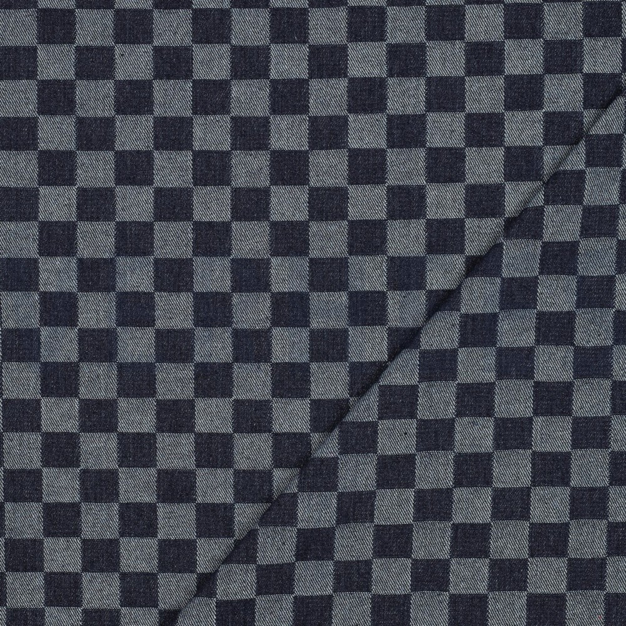 DENIM JACQUARD KAROS JEANSBLAU (high resolution) #4