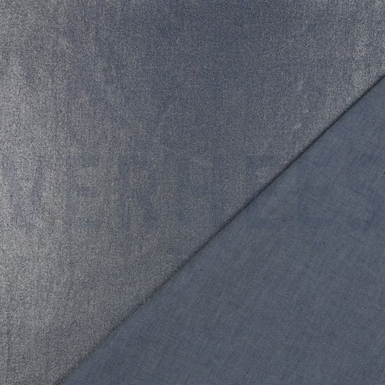DENIM 4,5 OZ FOLIE SILBER DUNKELBLAU #7