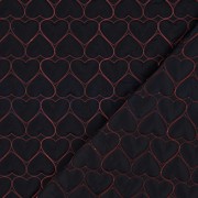 STEPPSTOFF STICKEREI NEON HERZEN MARINEBLAU/NEONROSA (thumbnail) #4