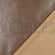 KUNSTLEDER GLÄNZEND STRETCH TAUPE (thumbnail) #4