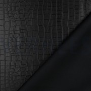 SIMILI CUIR STRUCTURÉ NOIR (thumbnail) #4