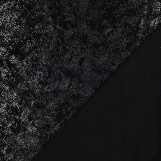 KUNSTLEDER STRUKTUR SCHWARZ #7