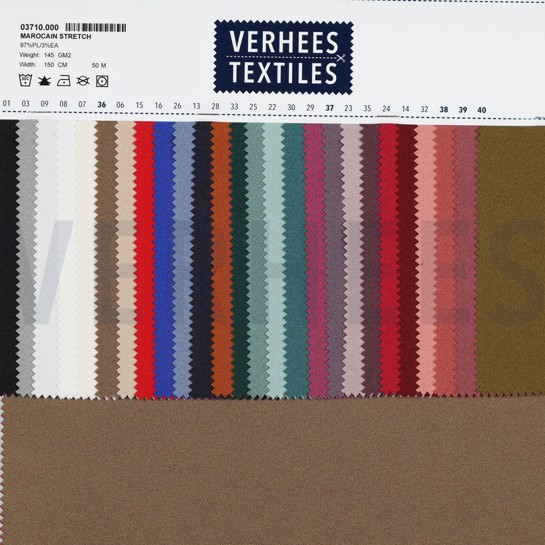 MAROCAIN STRETCH KORAAL #7