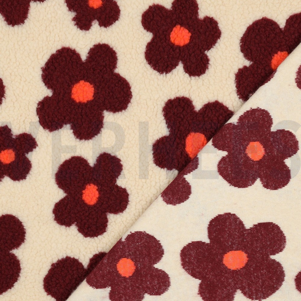 TEDDY JACQUARD FLOWERS BEIGE #7