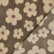 TEDDY JACQUARD FLOWERS TAUPE/BEIGE (thumbnail) #4