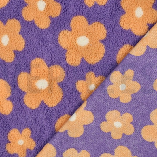 TEDDY JACQUARD FLEURS LILAS #7