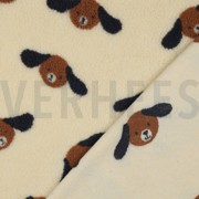 TEDDY JACQUARD CHIENS BEIGE/MARRON (thumbnail) #4
