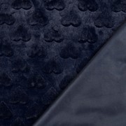 FAUSSE FOURRURE CŒURS BLEU MARINE (thumbnail) #4