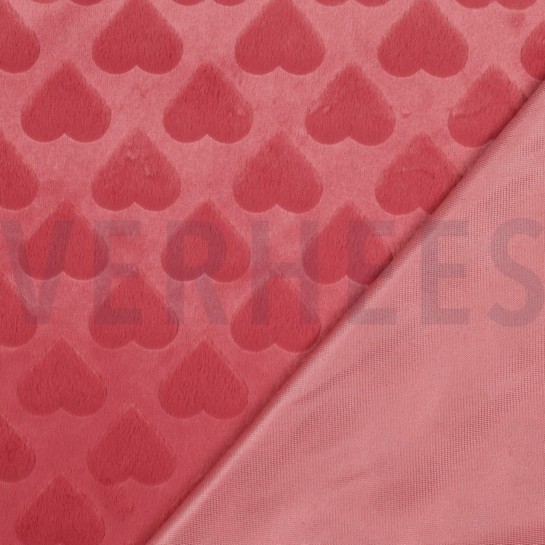 FAUSSE FOURRURE CŒURS ROUGE #7