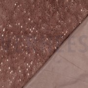 KUNSTPELZ MIT FOLIE DUNKELROSA (thumbnail) #4