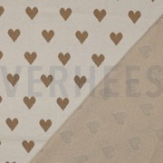 KNITTED JACQUARD LUREX HEARTS NATURAL (thumbnail) #4
