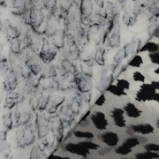 FAUX FUR ANIMAL SKIN BLACK (thumbnail) #4