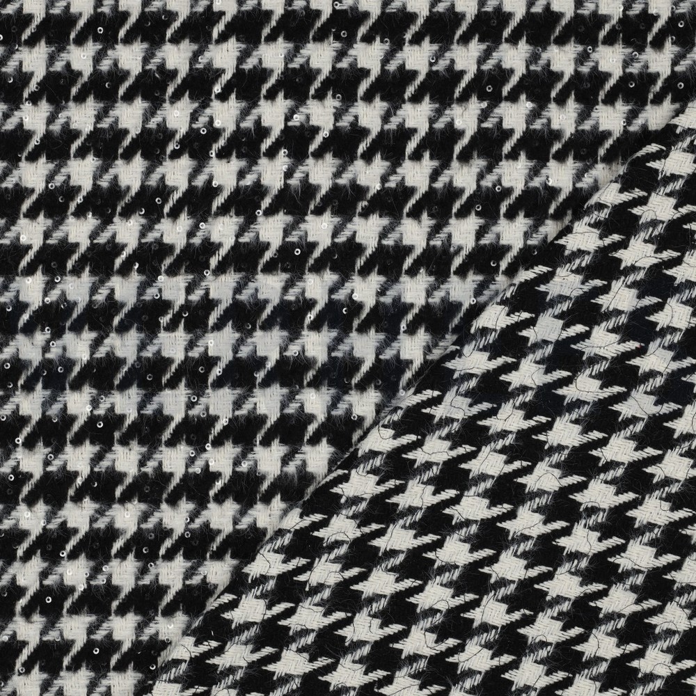 PIED DE POULE SEQUINS BLACK #7