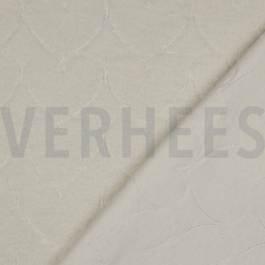 TEDDY JACQUARD HARTEN ECRU #7