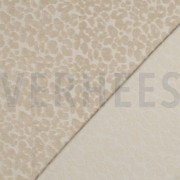 KATOEN BADSTOF GEBREID DIERENHUID ZAND (thumbnail) #4