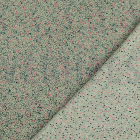 TEDDYSTOFF TWEED ALTGRÜN #7