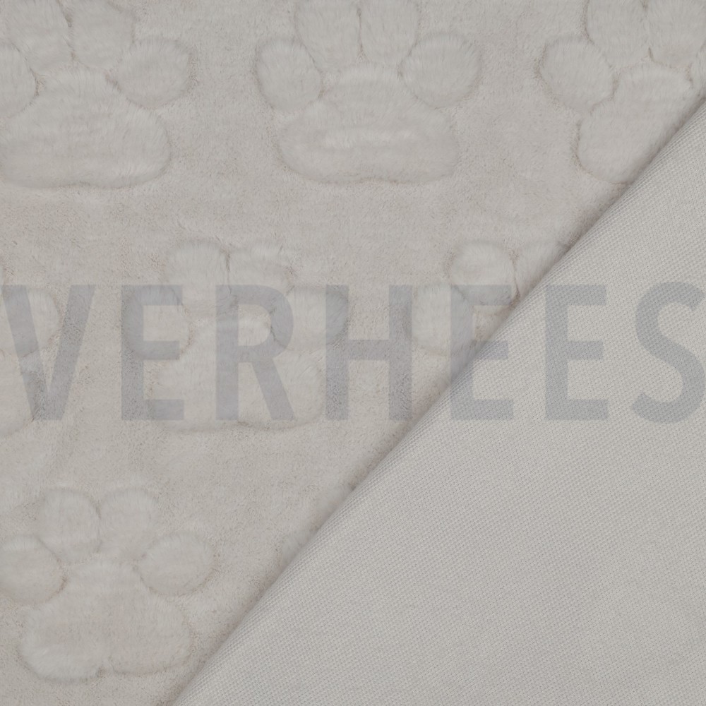 FLEECE DOG PAWS ECRU #7