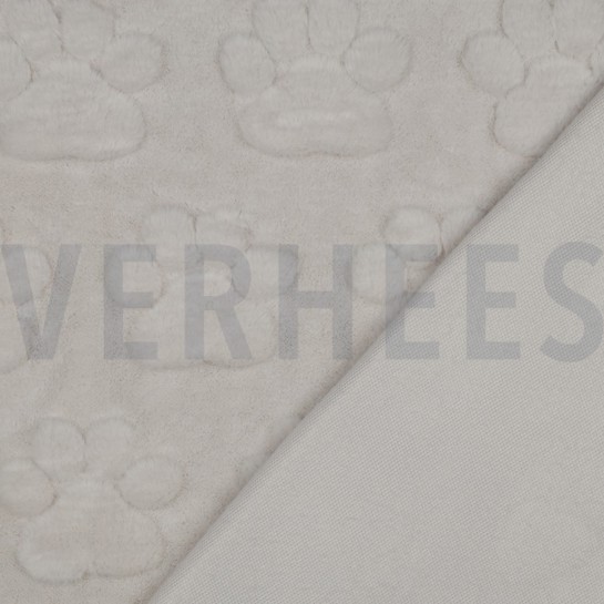 FLEECE DOG PAWS ECRU #7
