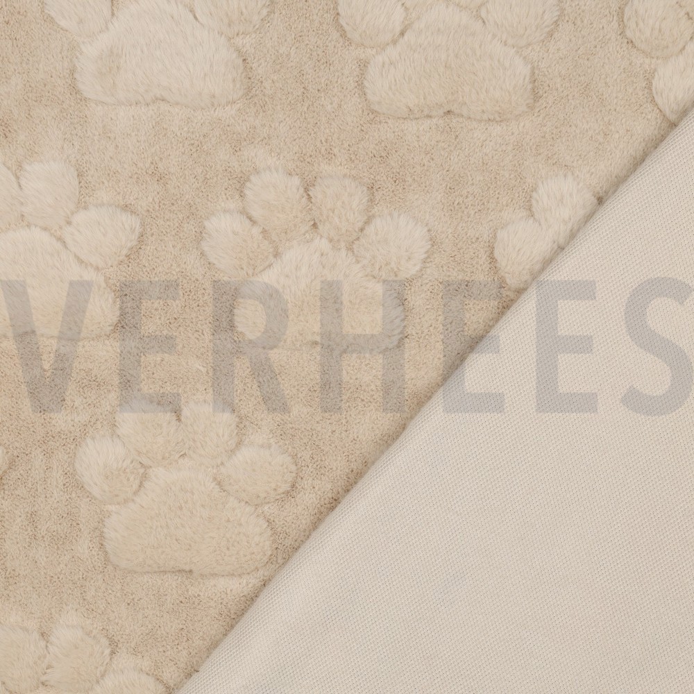 FLEECE DOG PAWS BEIGE #7