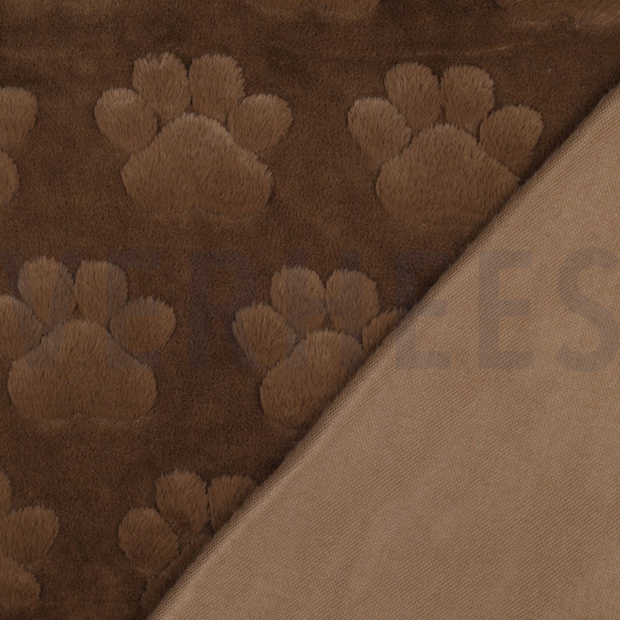 POLAIRE PATTES DE CHIEN BRUN (high resolution) #4