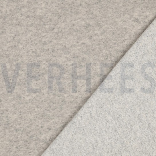 MERINO WOLL FLEECE HELLGRAU #7