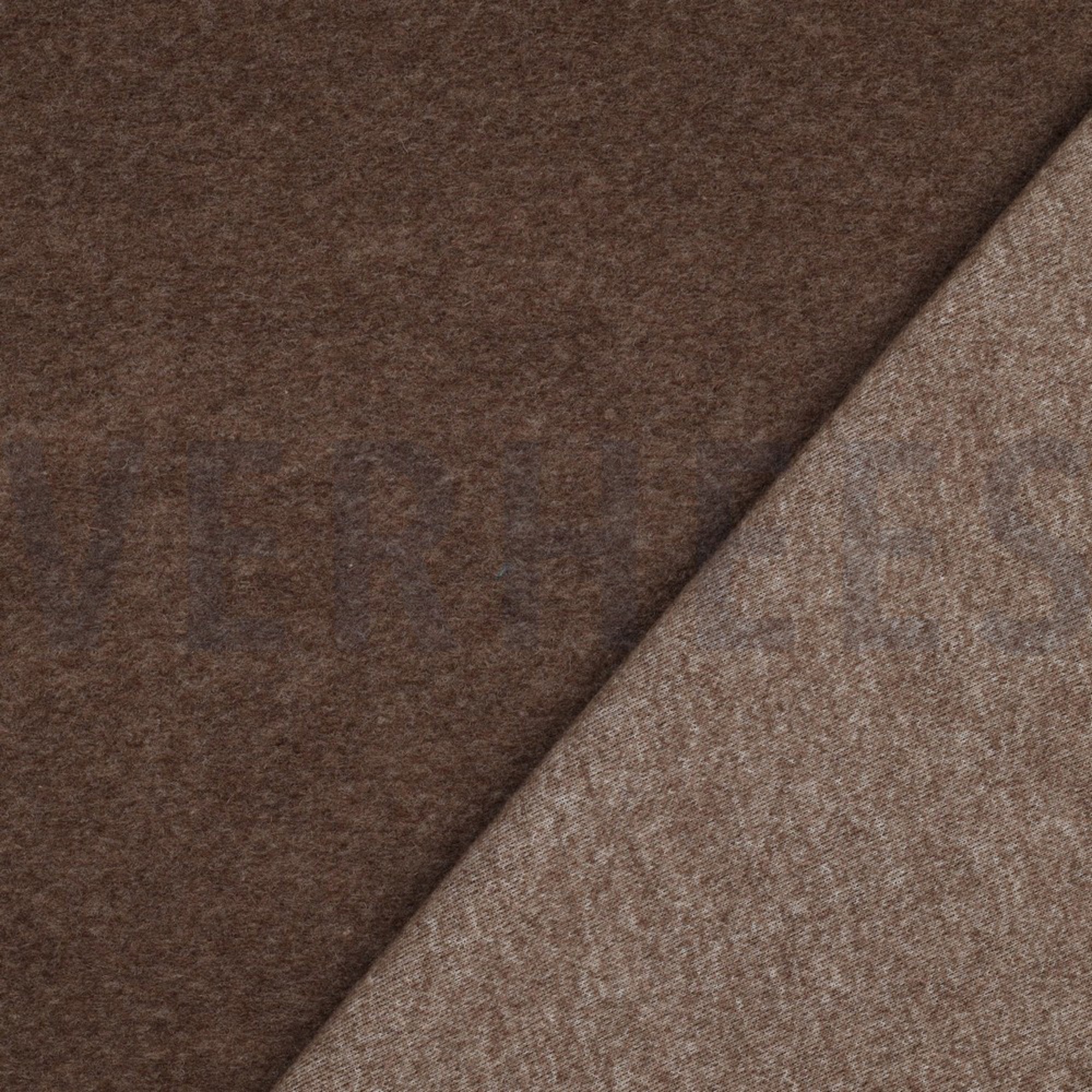 MERINO WOOL FLEECE BROWN (high resolution) #4
