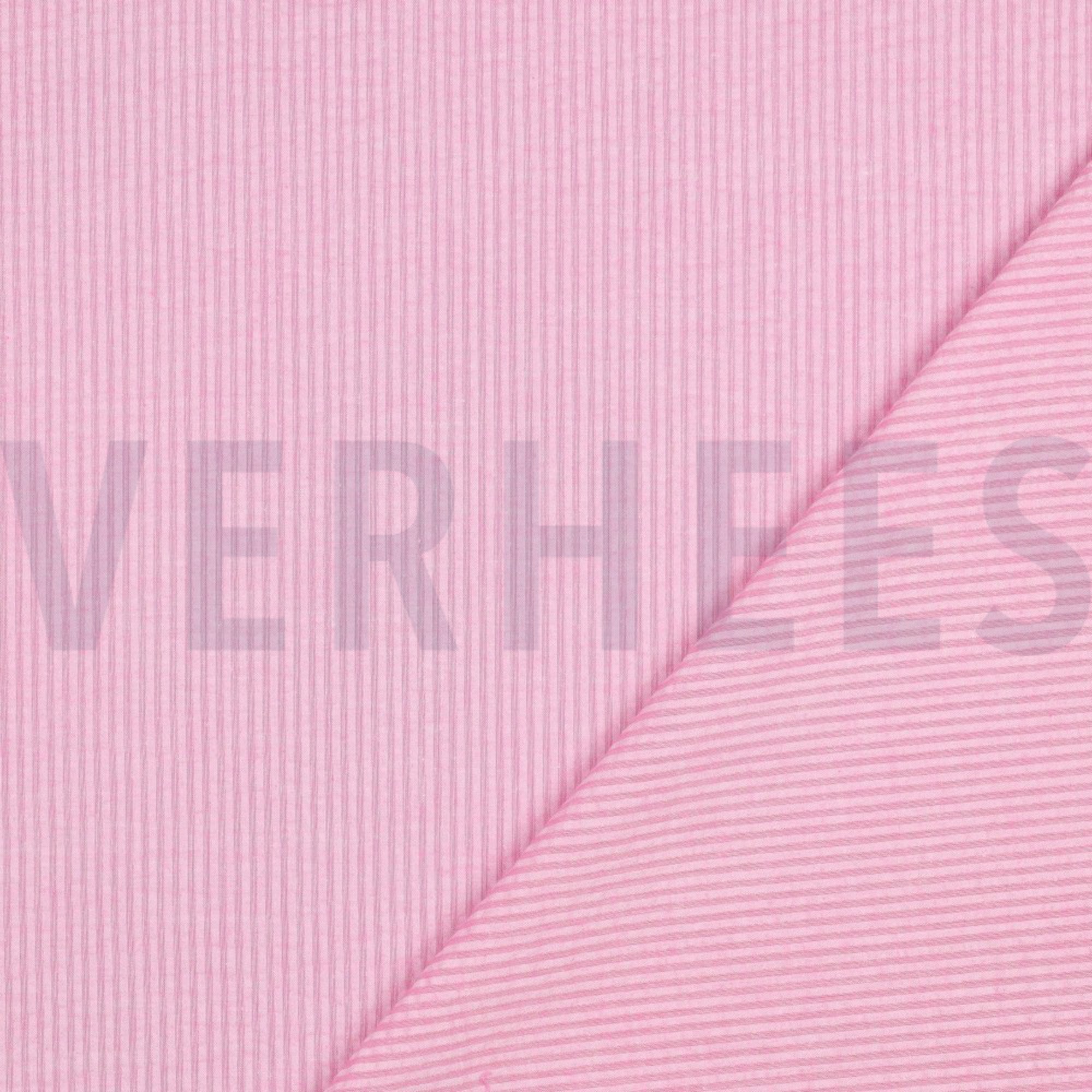 COTTON SEERSUCKER YARN DYED STRIPES PINK (high resolution) #4
