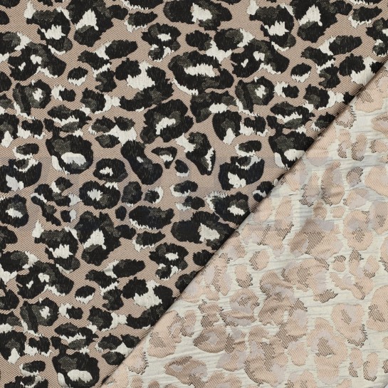 JACQUARD DIERENHUID BEIGE #7