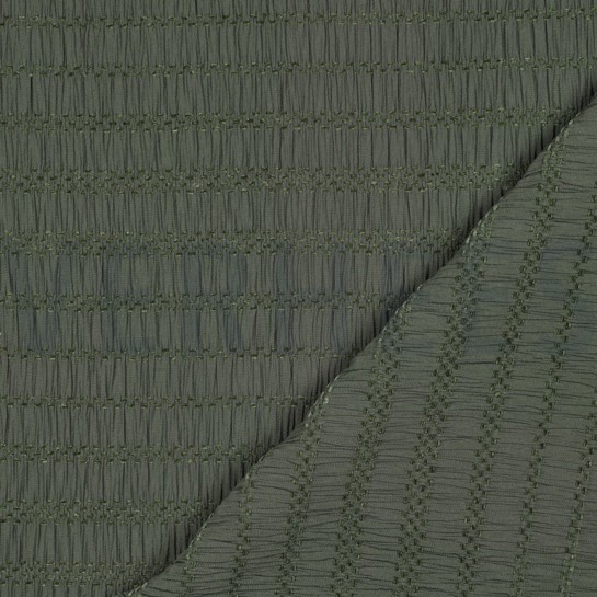 CHENILLE JACQUARD VERT ARMÉE #7