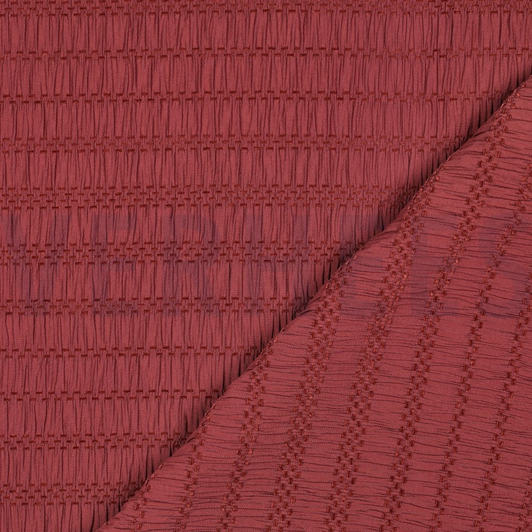 CHENILLE JACQUARD ROUGE #7
