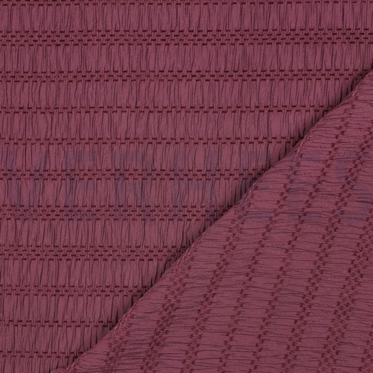 CHENILLE JACQUARD BORDEAUXROT #7