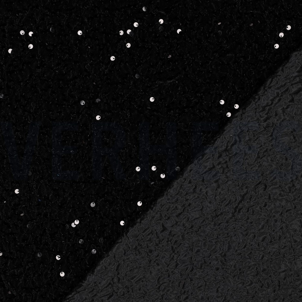 VELOURS À PAILLETTES NOIR #7