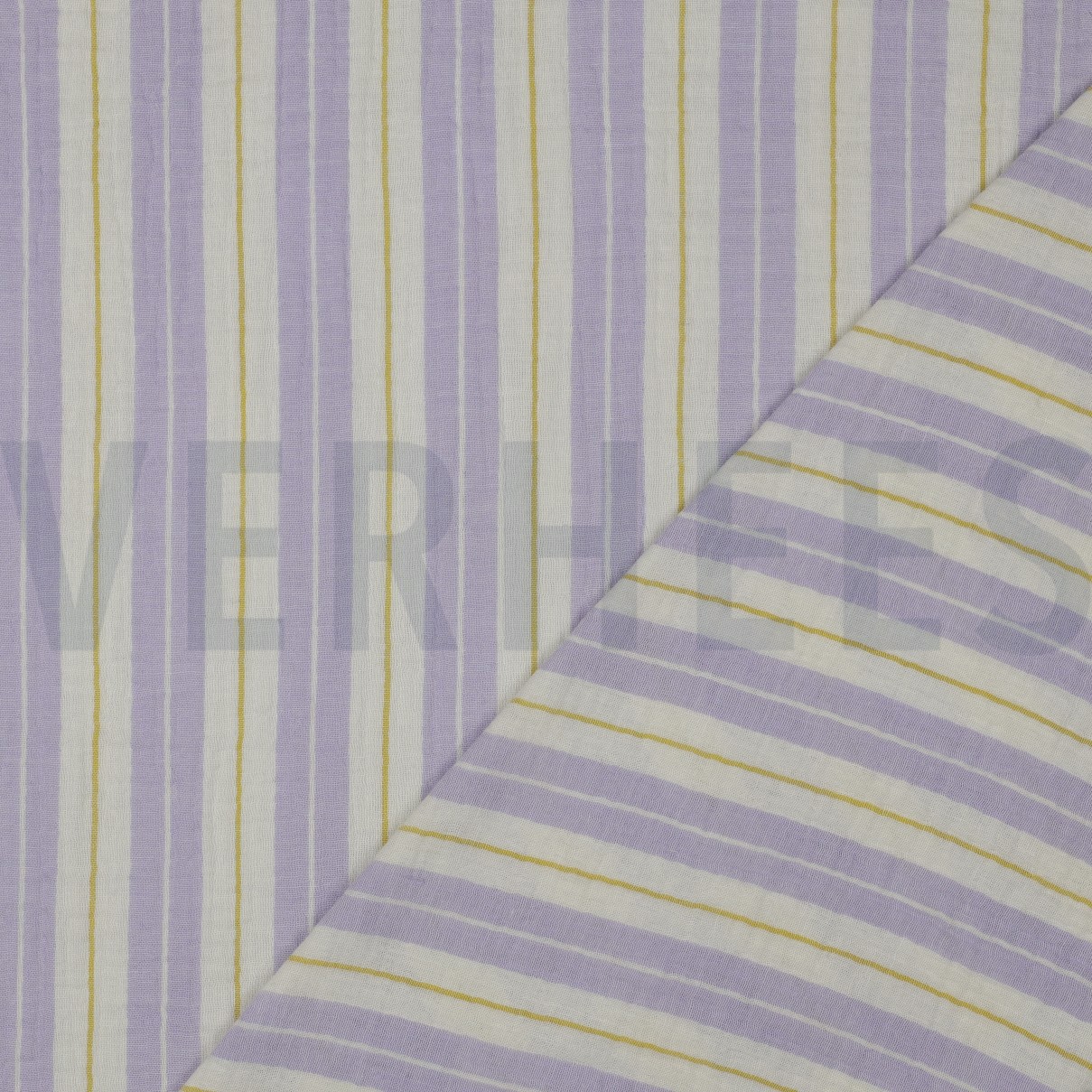 DOUBLE GAUZE YARN DYED STRIPES PURPLE #7