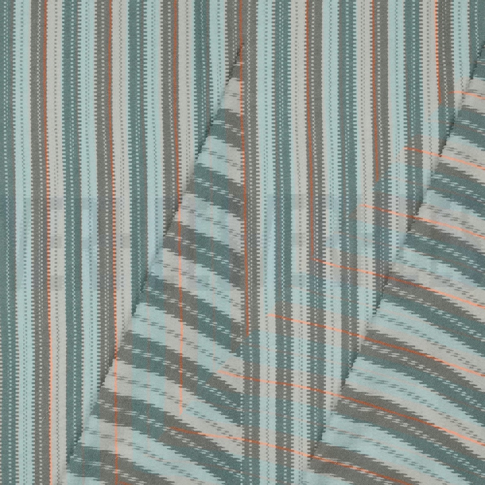 DOUBLE GAUZE YARN DYED STRIPES GREEN (high resolution) #4