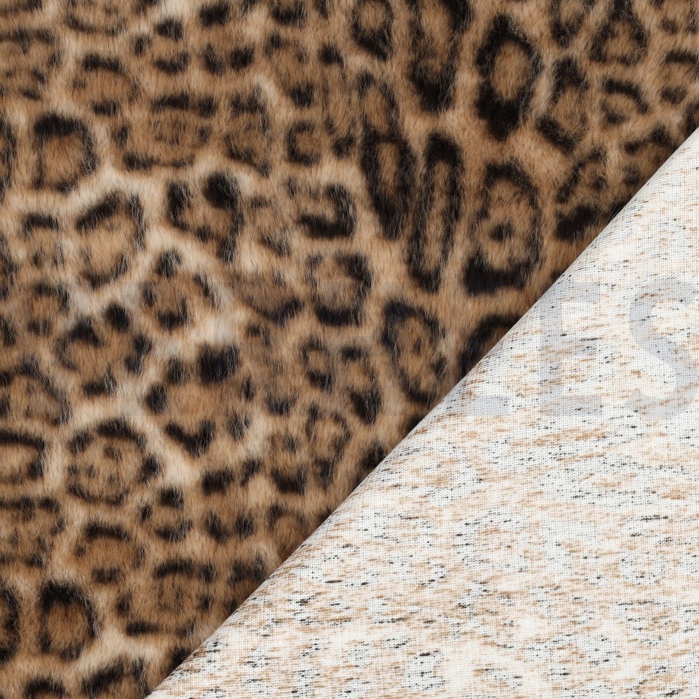 FAUX FUR ANIMAL SKIN CAMEL #7
