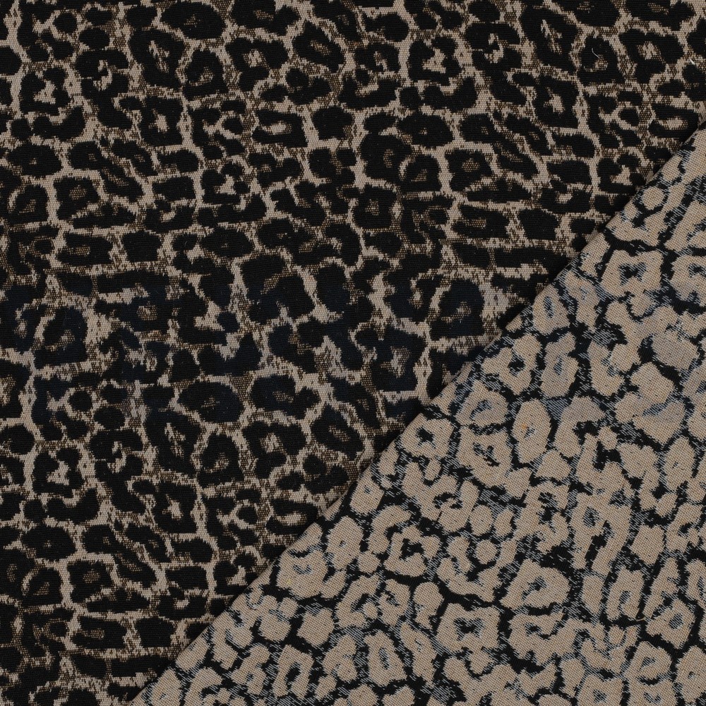 JACQUARD ANIMAL SKIN BEIGE #7