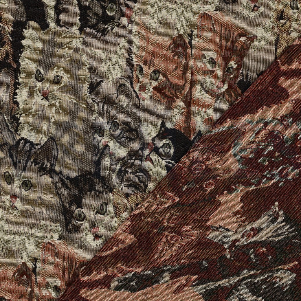 GOBELIN CATS BROWN #7