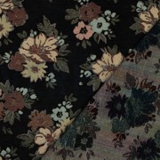 GOBELIN CHENILLE BLUMEN SCHWARZ (thumbnail) #4