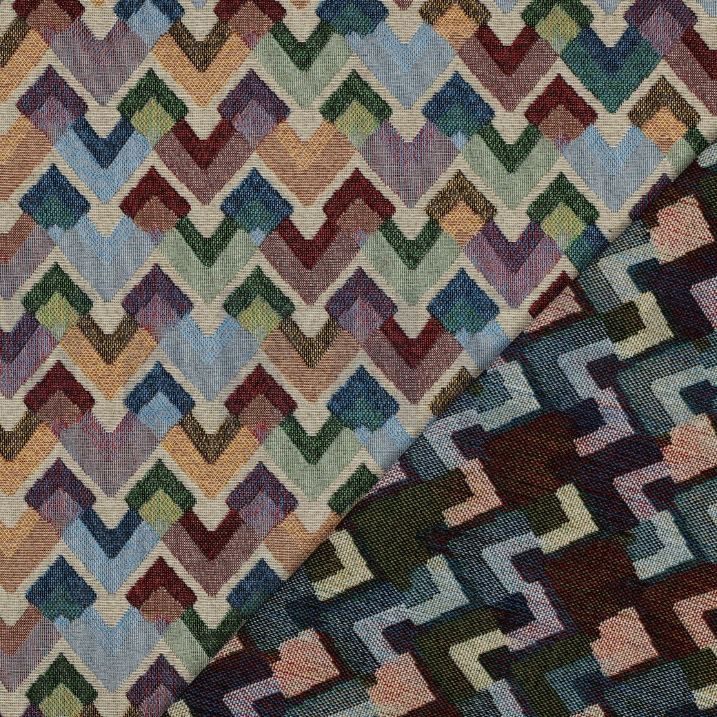 GOBELIN GÉOMÉTRIQUE MULTICOLORE #7